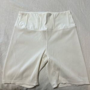 Muse only white biker shorts. Size medium!